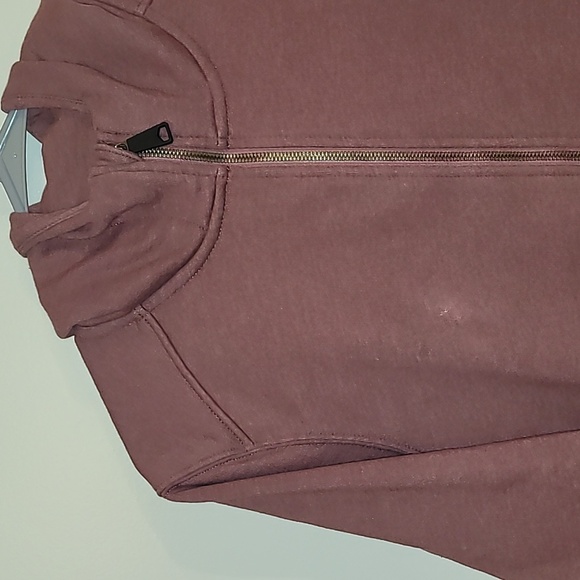 Carhartt kids Large 12/14 zip up light burgandy hoodie with pockets LOT F - Picture 2 of 10